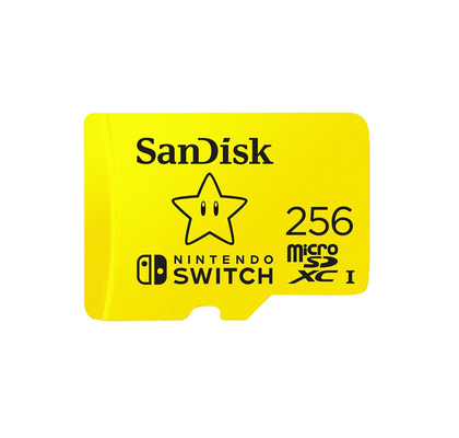 SanDisk Nintendo Switch - Flash memory card - 256 GB - UHS-I U3 - microSDXC UHS-I - for Nintendo Switch