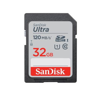 SanDisk Ultra, Flash memory card, 32 GB, UHS,I U1, Class10, SDHC UHS,I