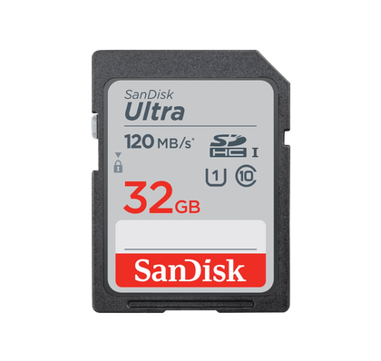 SanDisk Ultra, Flash memory card, 32 GB, UHS,I U1, Class10, SDHC UHS,I