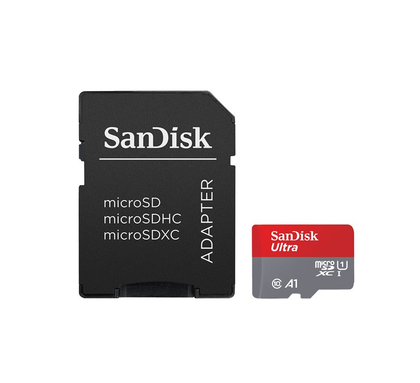 SanDisk Ultra, Flash memory card (microSDXC to SD adapter included), 64 GB, A1, UHS Class 1, Class10, microSDXC UHS,I