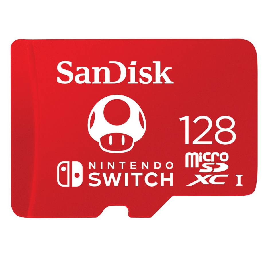 SanDisk, Flash memory card, 128 GB, UHS,I U3, microSDXC UHS,I, for Nintendo Switch