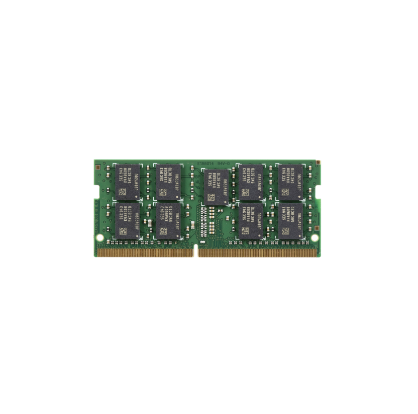 Synology, DDR4, 16GB, Computer RAM Memory, SO DIMM 260 pin, 2666 MHz, PC4, 21300, 1.2 V, unbuffered, ECC, for Deep Learning NVR DVA3219