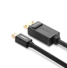 UGREEN 10477 Mini DisplayPort to DisplayPort Cable 1.5m Black – High Speed 8.64Gbps, 4K Support