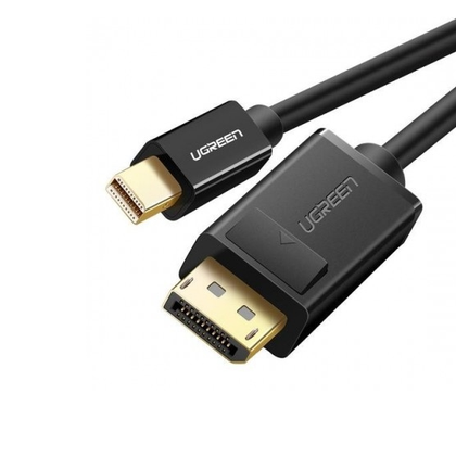 UGREEN 10477 Mini DisplayPort to DisplayPort Cable 1.5m Black – High Speed 8.64Gbps, 4K Support