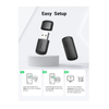 UGREEN 20204 AC650 Dual Band USB WiFi Adapter 5GHz 2.4GHz Mini Wireless Dongle for PC Laptop Windows Mac