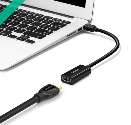 UGREEN Mini DisplayPort (Thunderbolt 2) to HDMI Adapter 1080P Converter for MacBook, Surface Pro, Lenovo, Dell, HP, Asus