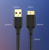 UGREEN USB 3.0 Type-A to Micro USB-B Cable 1m Black – 5Gbps Data Transfer, Gold-Plated Connectors
