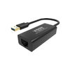 USB3 to Rj45 Lan Ethernet network adapter 100/1000 Mbps. Shielded. Compatibility laptop PC  Windows Macbook Android. Black.