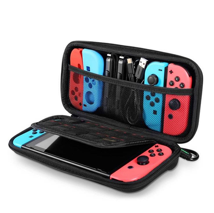 Ugreen Nintendo Switch Protective Hard Shell. Shockproof zip case. Space for 9 games & accessories, for Nintendo Switch, Switch Lite & Switch OLED.