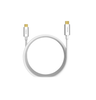 VISION. 4M USB-C 3.2 (M) to USB-C 3.2 (M) cable. 3A. Fast charge/data. 10 Gbps. Phone, tablet, laptop, with USBC port. 22+30 AWG. White. Professional