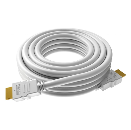 VISION 5m HDMI 2.1 Cable 8K 60Hz, 48Gbps, Double Shielded, Gold-Plated, White