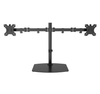 VISION Freestanding Dual Monitor Desk Stand. Fits display 13-27" with VESA sizes 75 x 75 or 100 x 100