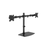 VISION Freestanding Dual Monitor Desk Stand. Fits display 13-27" with VESA sizes 75 x 75 or 100 x 100