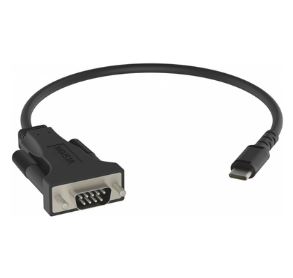 VISION USB-C RS-232 Serial Adaptor. USB-C 2.0 (M) to 9-Pin D-Sub (M)