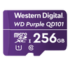 WD Purple SC QD101 WDD256G1P0C, Flash memory card, 256 GB, UHS,I U1, Class10, microSDXC UHS,I, purple