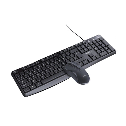 iMICE KM-520 Waterproof Wired Keyboard and Mouse Combo, USB, 104 Keys, 1200 DPI, Ergonomic Design, Durable & Spill-Resistant