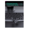 iMICE KM-520 Waterproof Wired Keyboard and Mouse Combo, USB, 104 Keys, 1200 DPI, Ergonomic Design, Durable & Spill-Resistant