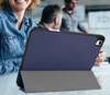 iPad Air 2024/2025 Case Blue. 3 Fold Smart Leather TPU Cover with Auto Sleep/Wake & Stand