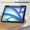 iPad Air 2024/2025 Case Rose Gold Pink. 3 Fold Smart Leather TPU Cover with Auto Sleep/Wake & Stand