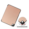 iPad Air 2024/2025 Case Rose Gold Pink. 3 Fold Smart Leather TPU Cover with Auto Sleep/Wake & Stand