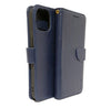 iPhone 15 phone case wallet cover flip anti drop anti slip shockproof dark blue