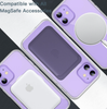 iPhone 12 / 12 Pro Magnetic Clear Case MagSafe Compatible Shockproof Anti-Scratch Slim Bumper Cover