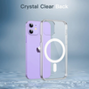 iPhone 12 / 12 Pro Magnetic Clear Case MagSafe Compatible Shockproof Anti-Scratch Slim Bumper Cover