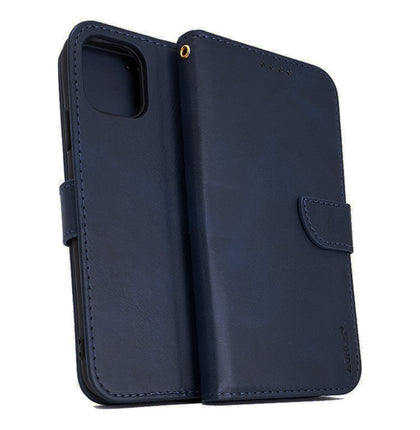 iPhone 12 / 12 pro phone case wallet cover flip anti drop anti slip shockproof blue