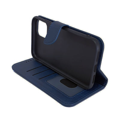 iPhone 12 / 12 pro phone case wallet cover flip anti drop anti slip shockproof blue