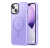 iPhone 13 & iPhone 14 Case. Magsafe, Magnetic Shockproof Rugged Hard Cover, Matte Purple Skin Feel