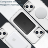 iPhone 13/14 Magnetic Clear Case MagSafe Compatible Shockproof Anti-Scratch Slim Bumper Cover