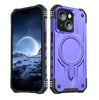 iPhone 13 & iPhone 14 Case. Purple. Magnetic, Magsafe, Armor, Anti-Drop, Shockproof, Rugged, Protective.