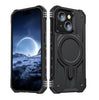 iPhone 13 & iPhone 14 Case. black. Magnetic, Magsafe, Armor, Anti-Drop, Shockproof, Rugged, Protective.