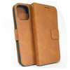 iPhone 13 phone case wallet cover flip anti drop anti slip shockproof brown