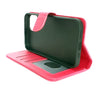 iPhone 14 PRO phone case wallet cover flip anti drop anti slip shockproof pink