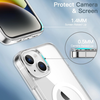 iPhone 15 Magnetic Clear Case MagSafe Compatible Shockproof Anti-Scratch Slim Bumper Cover