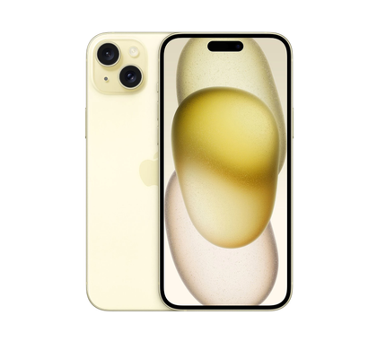 iPhone 15 Plus, 5G, 256 GB, Dual Sim, Sim-Free, yellow