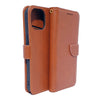 iPhone 15 phone case wallet cover flip anti drop anti slip shockproof brown