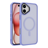 iPhone 16 Case. Magsafe, Magnetic Shockproof Rugged Hard Cover, purple Skin Feel