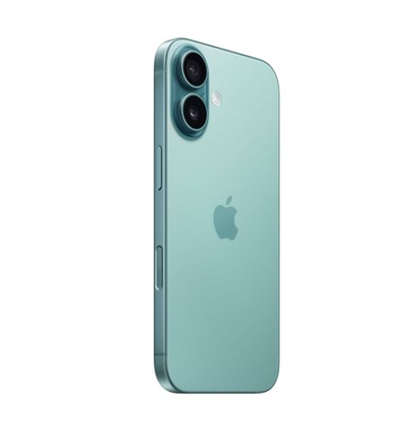 iPhone 16, 5G, 512 GB, Dual Sim, Sim-Free, teal