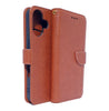 iPhone 16 phone case wallet cover flip anti drop anti slip shockproof brown