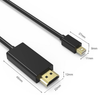 Mini DP DisplayPort to HDMI Cable. 4k, Thunderbolt, 1.8M compatibility. Laptop, MacBook to TV, Monitor or Projector. Mini DisplayPort to HDMI. Black.