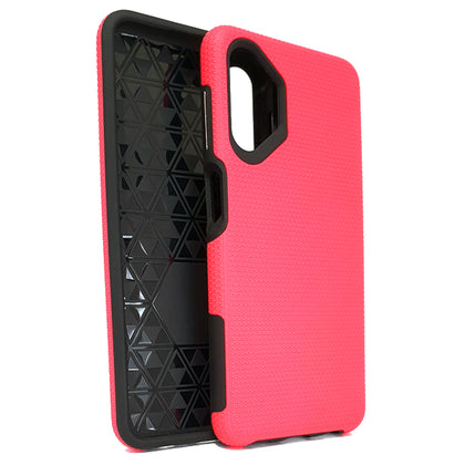 Samsung A04s phone case anti drop anti slip shockproof rugged dotted pink