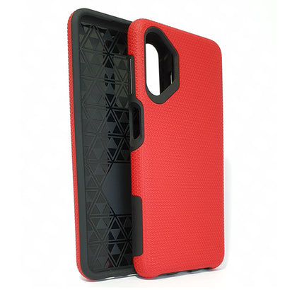 Samsung A04s phone case anti drop anti slip shockproof rugged dotted red