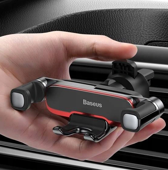Baseus Car Phone Stand air vent phone holder for phones with width 5.5 –