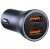 Baseus Dual 40W Car charger Golden Contactor Pro 2x USB 40W Quick Charge for iPhone Android