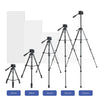 Camera Phone Tripod Portable Foldable, Fully Flexible Mount Tripod, Stand with 3D Head & Quick Release Plate 1.5 M
