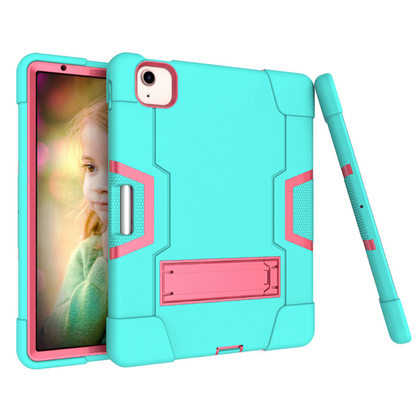 Case for iPad Air 4-2020/21/22 10.9 inch iPad Pro 2018/20/21/22 11 inch Hard Case Survivor shockproof anti drop armor anti-shock with stand mint green