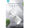 Devia 20W PD Type C Power Delivery 3-Pin Ireland UK Charging Plug for android iphone tablet ipad- White