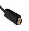 4K DisplayPort DP male to HDMI male cable 1.5m black